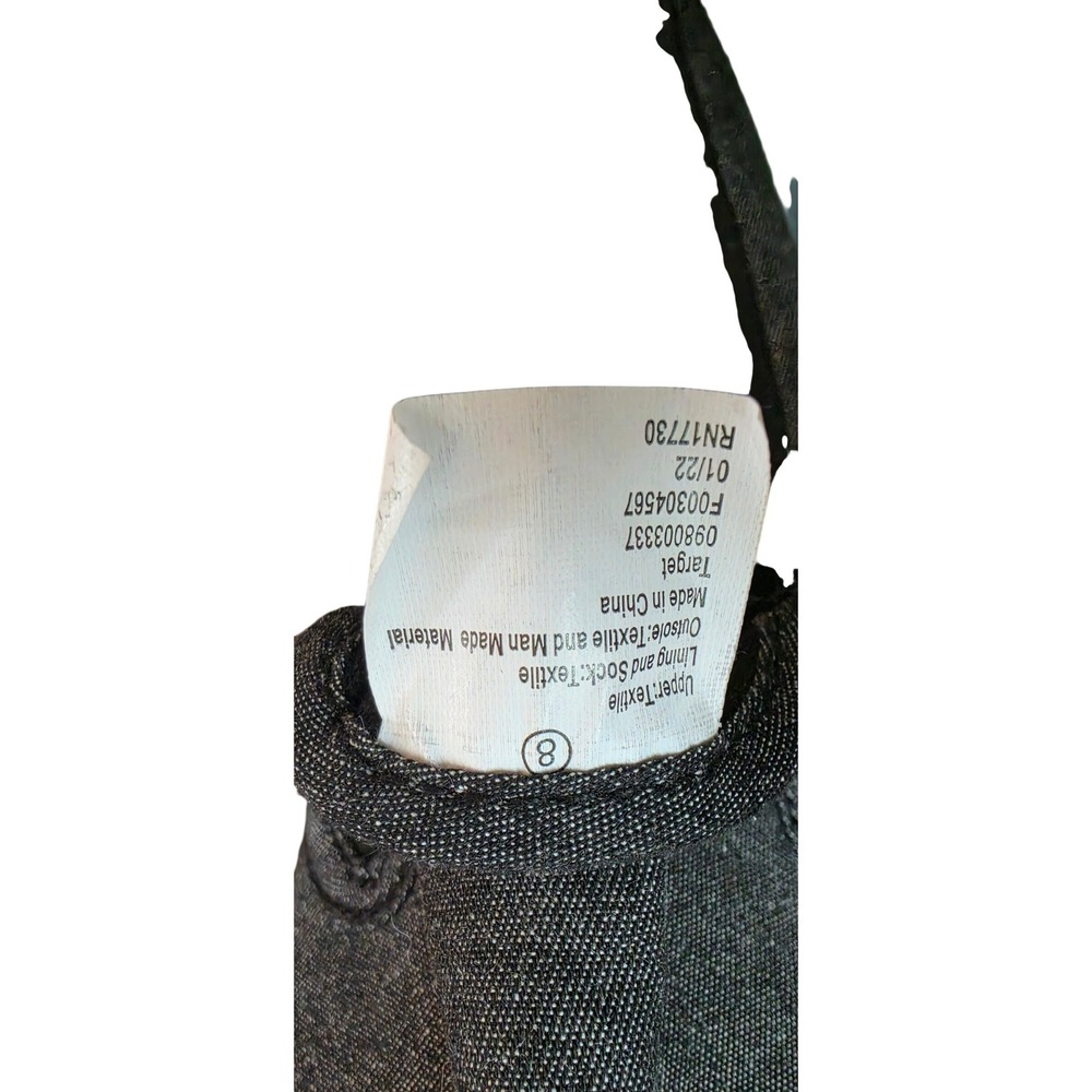 Goodfellow & Co Mens Slip On Canvas Sneakers Gray Casual Loafers Size 8 - Picture 4 of 4